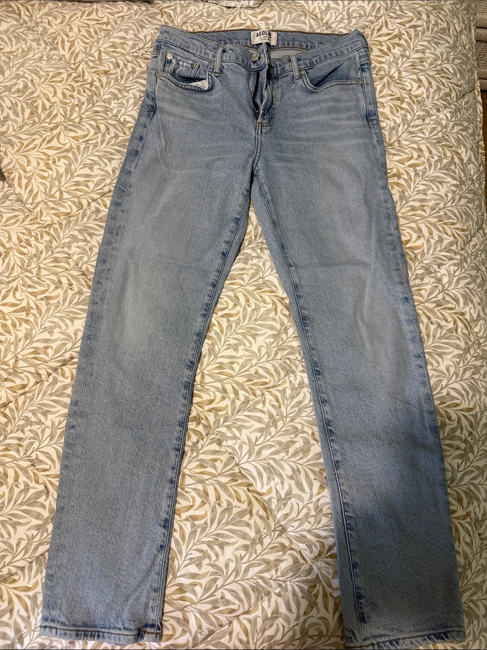 Agolde Light Blue Skinny Jeans